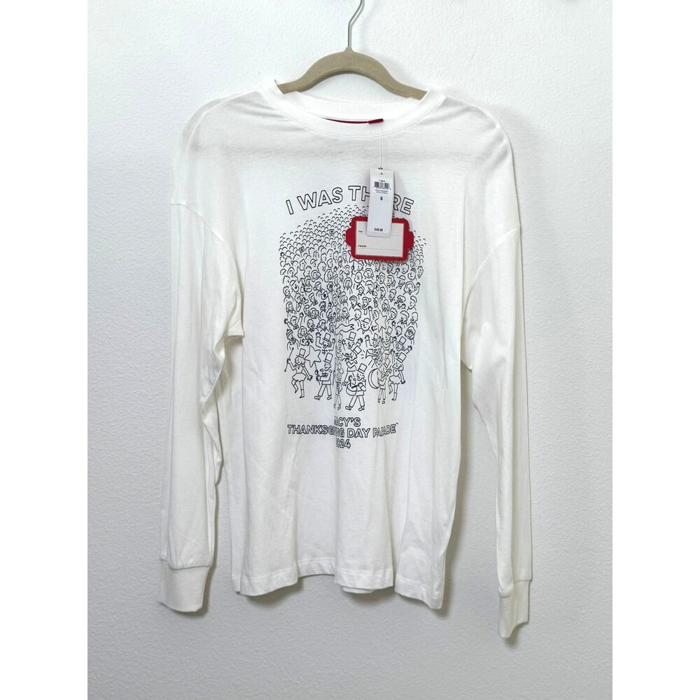 Macy's Day Parade 2024 Long-sleeved Tee White T-shirt‎ Limited Edition New Small